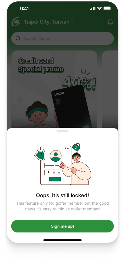 Homepage Locked